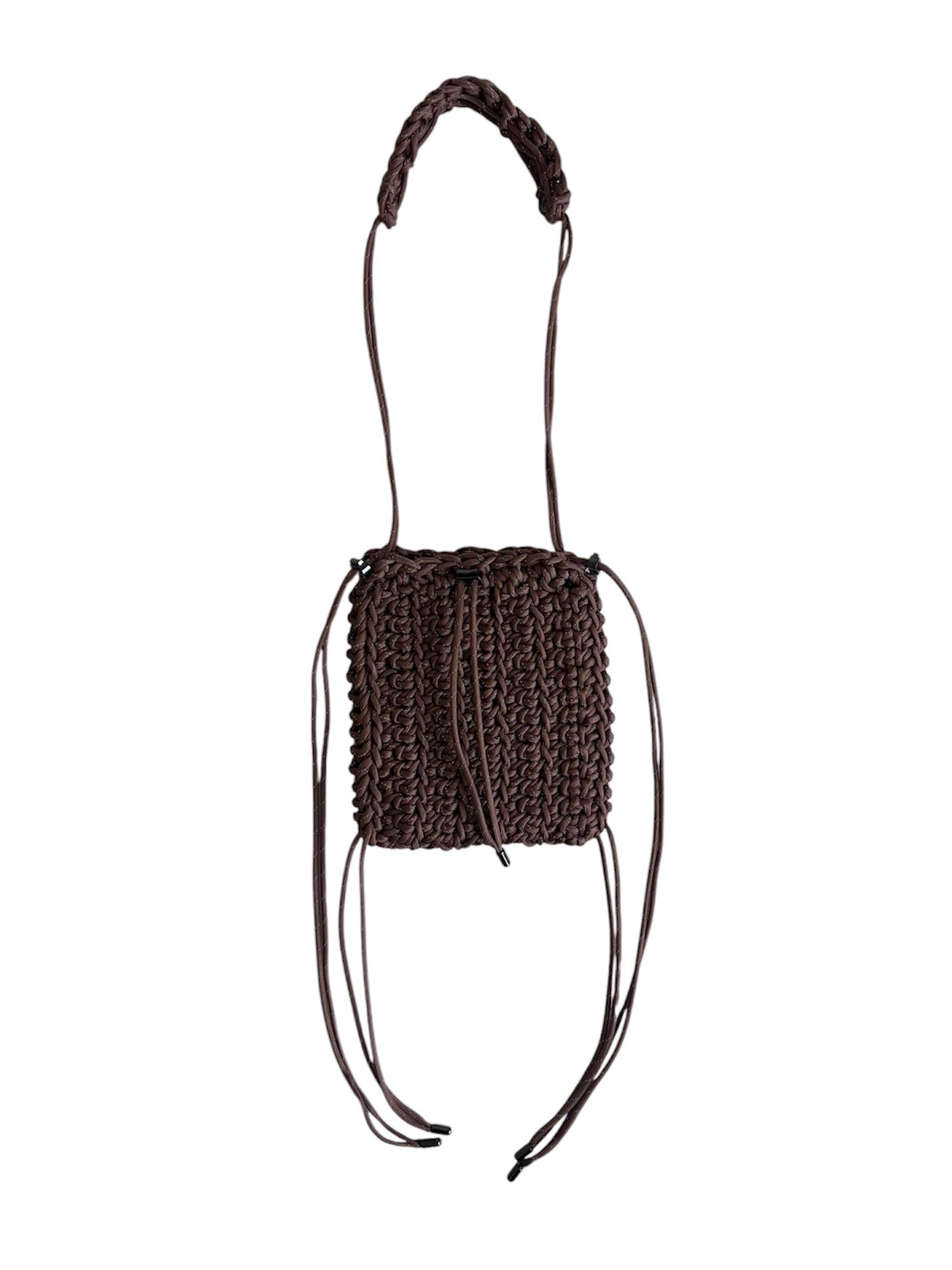 BROWN | REFLECTIVE SHOULDER BAG |SAMPLE SALE
