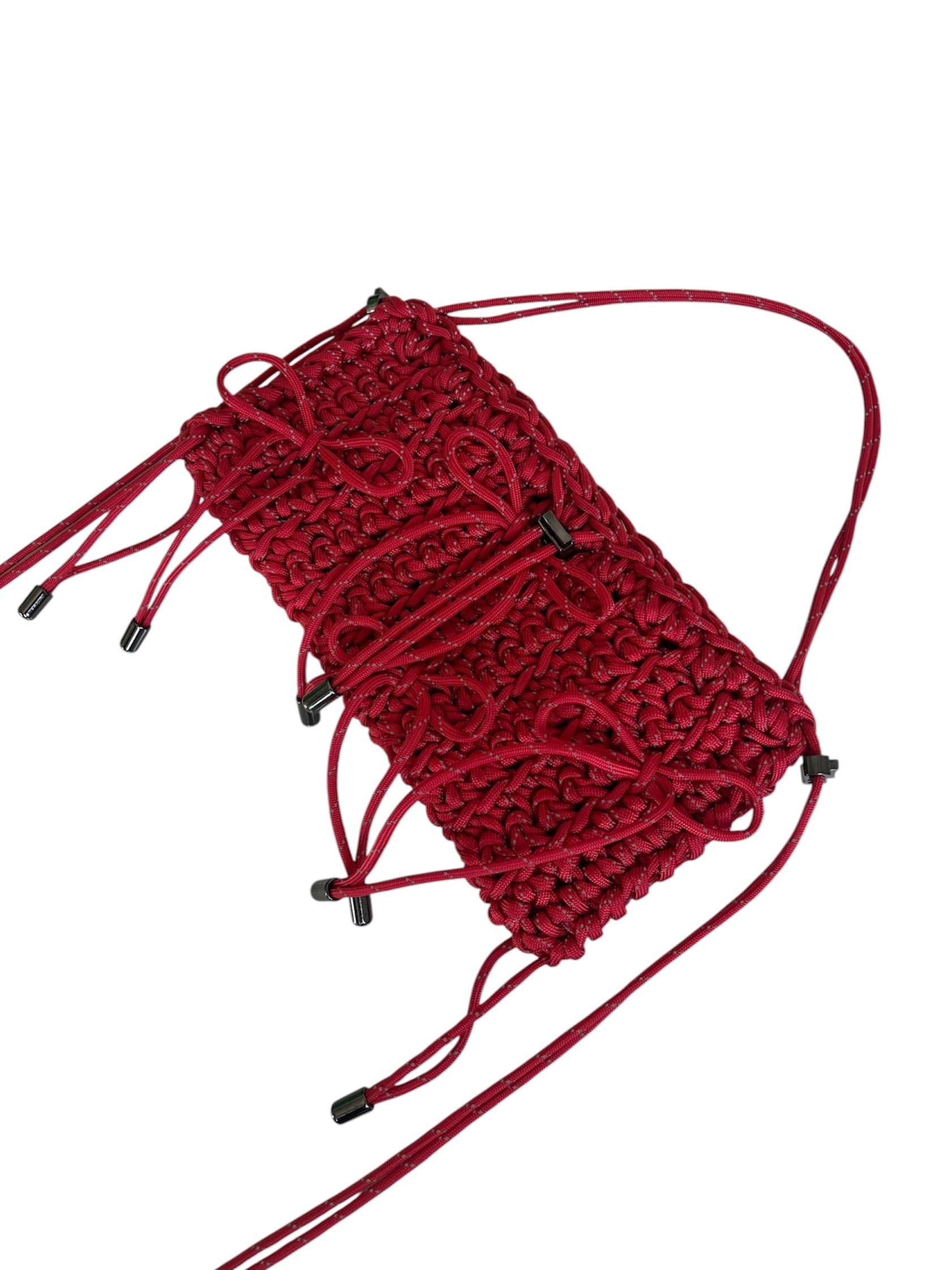 RED | REFLECTIVE TOGETHER BOW BAG | SAMPLE SALE
