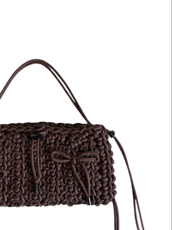 BROWN TOGETHER BOW BAG | SAMPLE SALE
