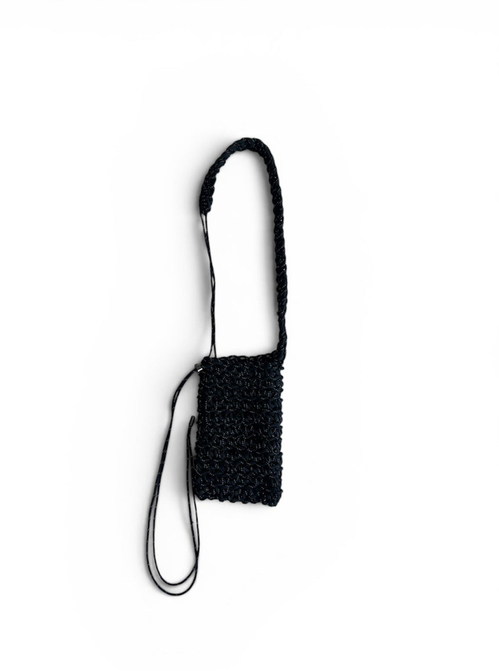 BLACK| REFLECTIVE SHOULDER POUCH | SAMPLE SALE