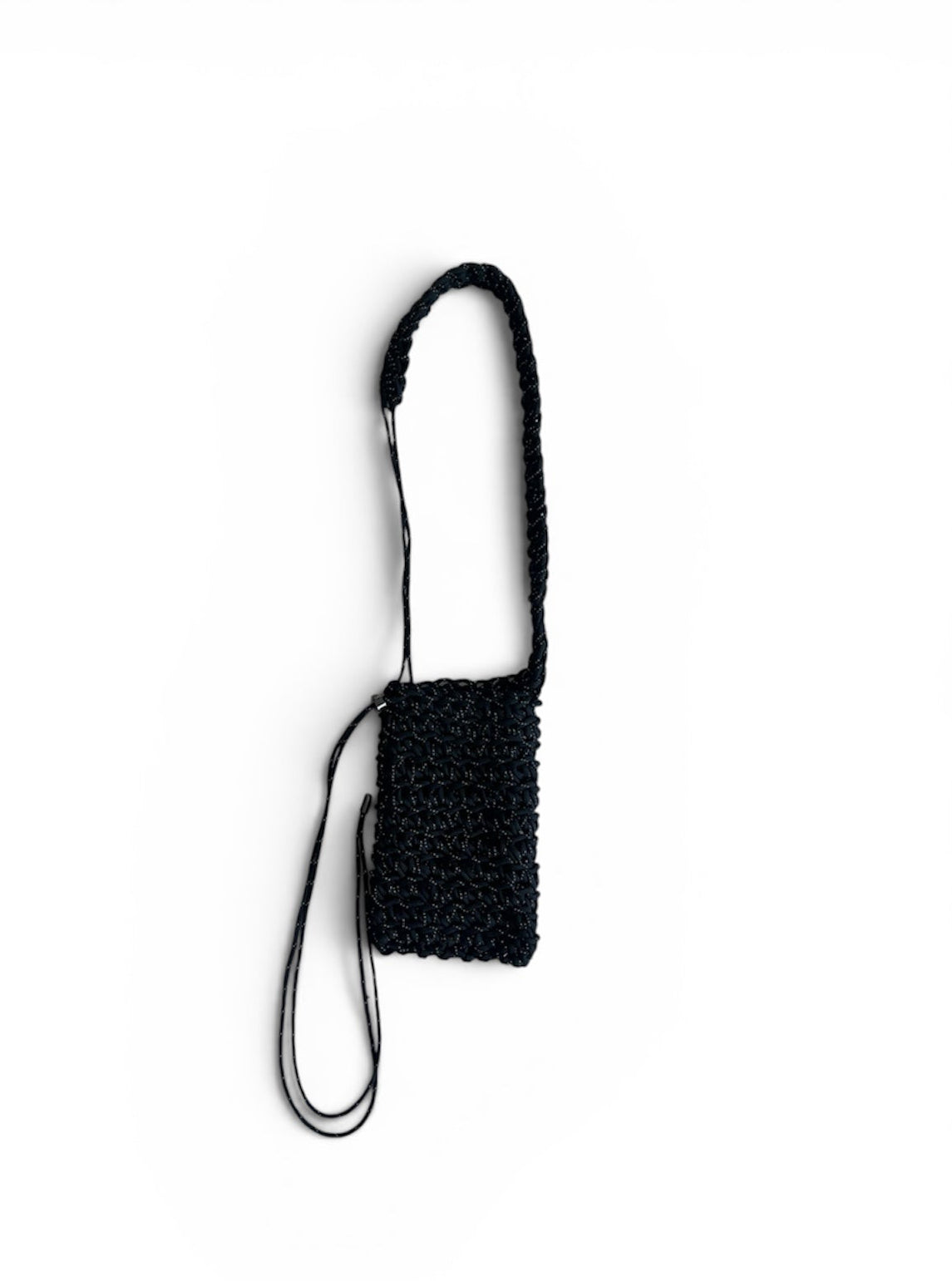 BLACK| REFLECTIVE SHOULDER POUCH | SAMPLE SALE