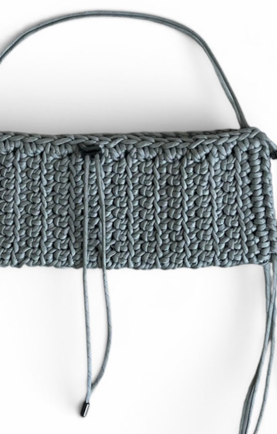 GREY| REFLECTIVE EAST WEST TOGETHER  BAG | SAMPLE SALE